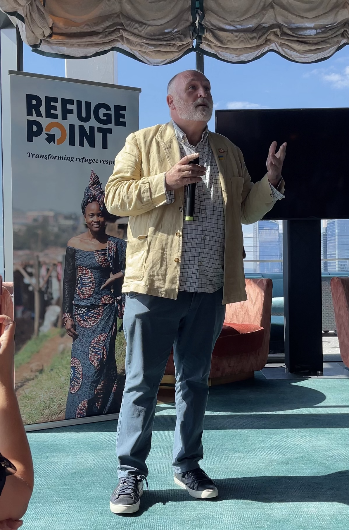 Initiative to reunite one million refugee families launched by RefugePoint at humanitarian chef José Andrés’ Nubeluz, with support from Susan Sarandon and Noubar Afeyan, Moderna Co-founder and Chairman