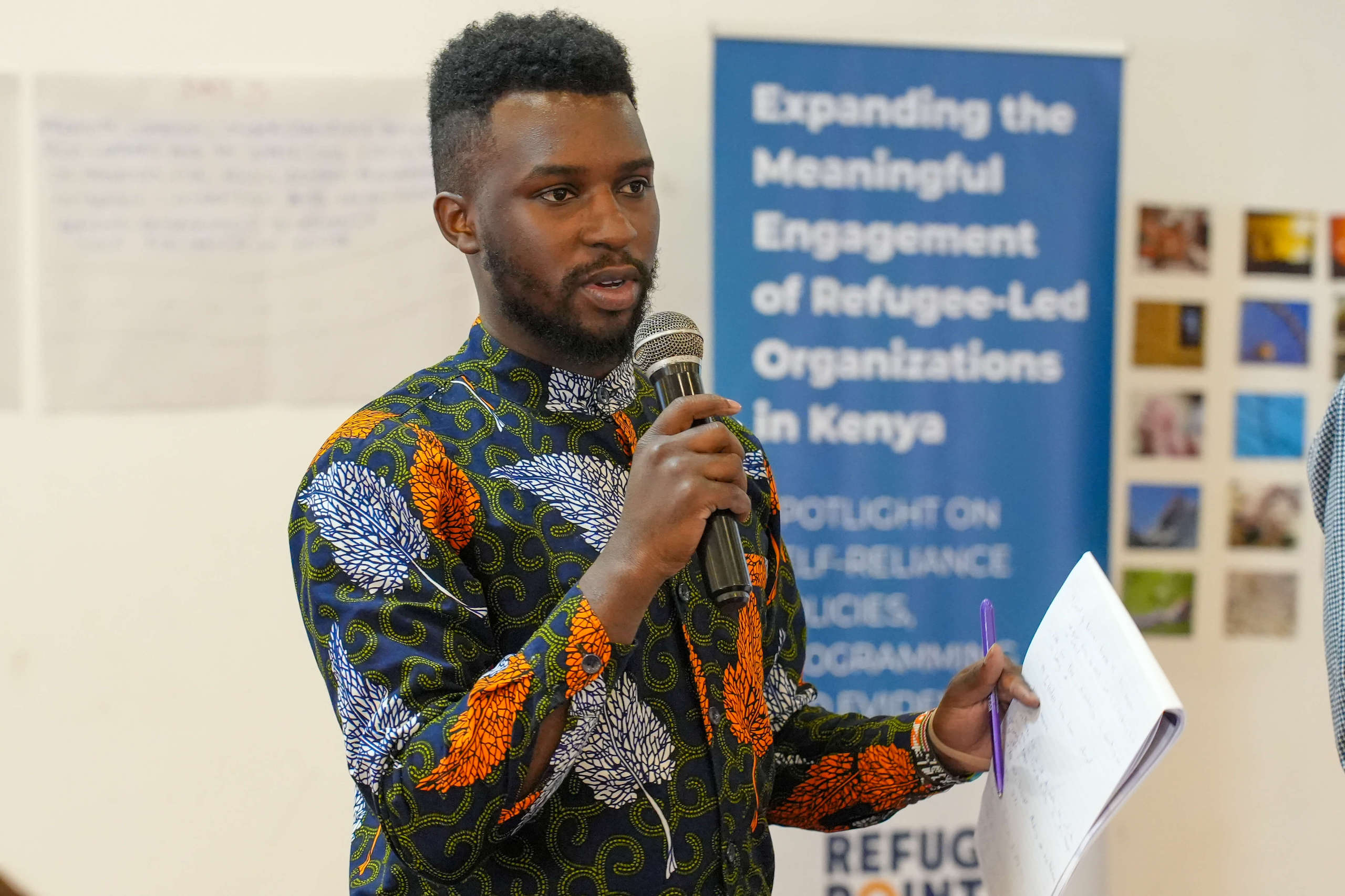 Speaker on Refugee-Led Efforts