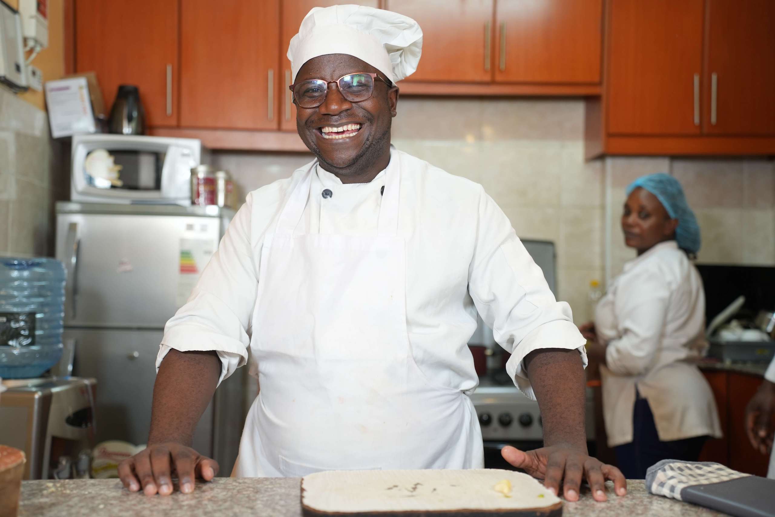 chef making some food